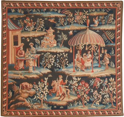 Recreation Of An 18th Century Brussels Chinoiserie Tapestry Tapestries