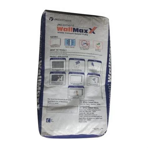 40 Kg Jk Wall Maxx White Cement Based Putty At Rs 800bag In Kolhapur