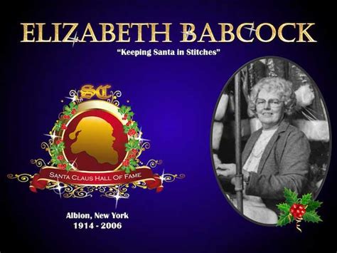 Elizabeth Babcock Maker Of ‘the Finest Santa Suits In The World Going Into Santa Claus Hall