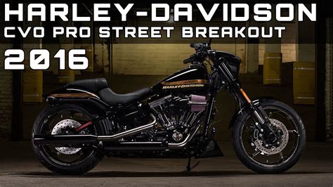 2016 Harley Davidson Cvo Pro Street Breakout Review Rendered Price