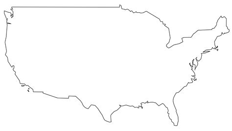 Carte Etats Unis à Compléter