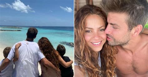 Las Paradisíacas Vacaciones De Shakira Y Gerard Piqué Con Sus Hijos En