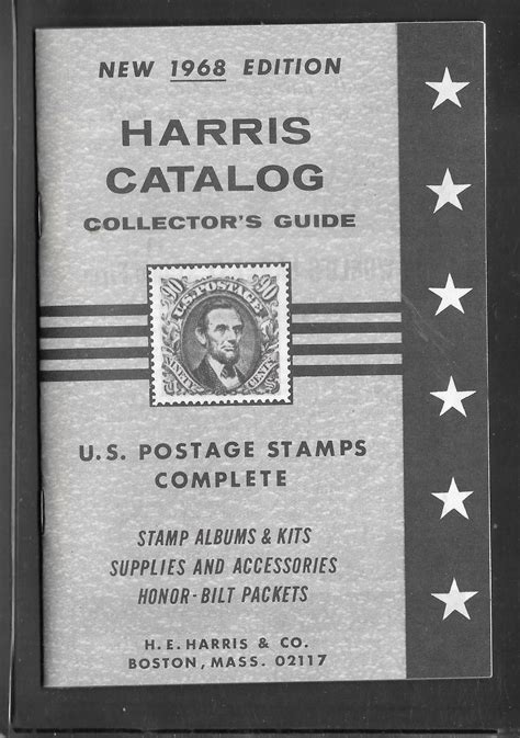 1968 H E Harris Us Postage Stamp Catalog Used My609 Publications