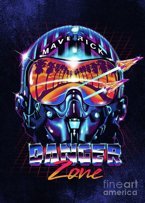 Danger Zone Top Gun Maverick Pilot Helmet Pop Culture 1980s
