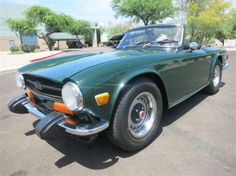 British Racing Green Fully Documented Restored Car Tr6 Roadster 1976