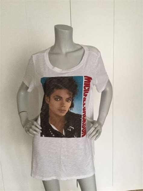 True Vintage Michael Jackson Womens T Shirt Size 1 EBay
