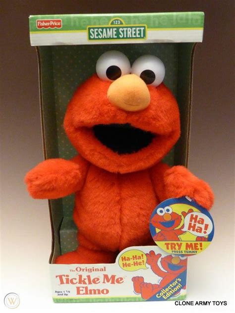 New Tickle Me Elmo The Original Sesame Street Fisher Price Plush