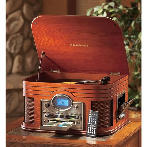 Crosley Cd Recorder 6 In 1 Record Player Turntable Cd Player Cassette