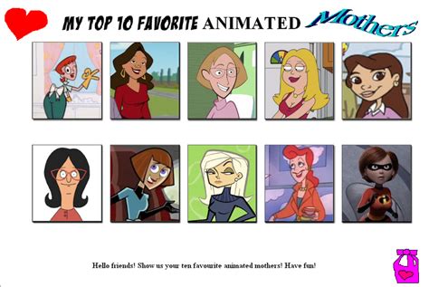 Tito S Top Favorite Animated Mothers By Tito Mosquito On Deviantart