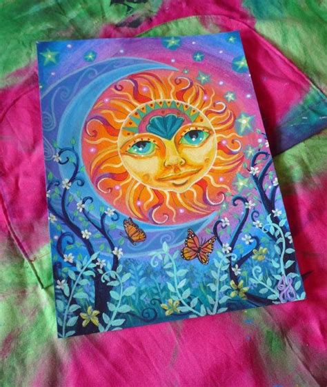 88 Best Painting Sun And Moon Images On Pinterest Sun