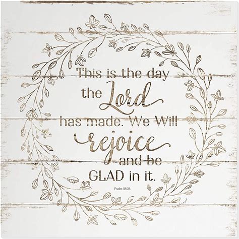 This Is The Day The Lord Has Made Scripture Wall Sign 12x12 Walmart