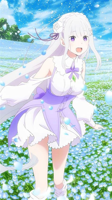 Emilia Anime Cute Anime Character Anime Wallpaper