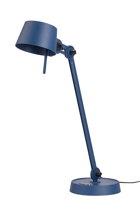 Grande Lampe De Bureau Style Atelier En Métal Bleu Bolt Desk Tonone