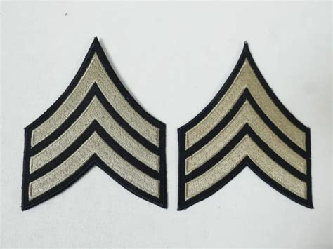 Us Army Ww2 Ranks Paar Dienstgradabzeichen Sergeant Rang Abzeichen