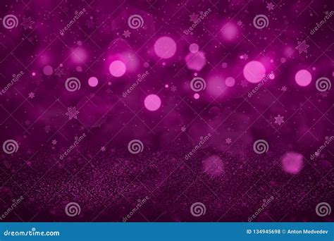 Pink Cute Sparkling Glitter Lights Defocused Bokeh Abstract Background