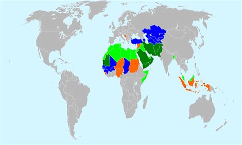 Islamic Countries Of The World Worldatlas