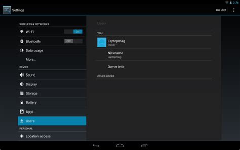Change user access code on your adt command panel подробнее. How to Set Up User Profiles in Android 4.2 - User Controls ...