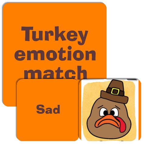Turkey Emotion Match Match The Memory