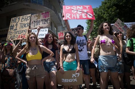 Hundreds Take Part In Jerusalem Slutwalk Against Sexual Violence The Times Of Israel