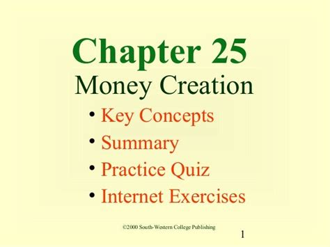 11 Money Creation