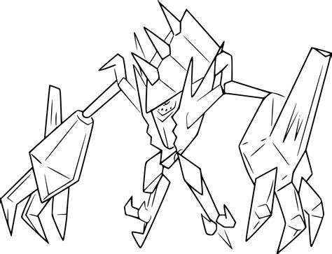Ultra Beast Pokemon Coloring Page Coloring Pages