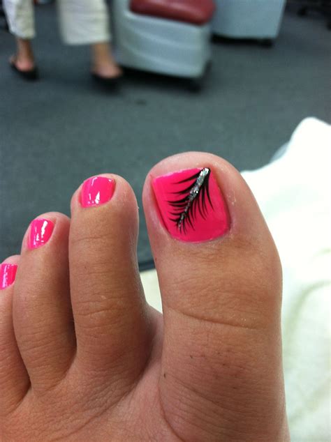 Cool Hot Pink Toe Nail Designs References Pippa Nails