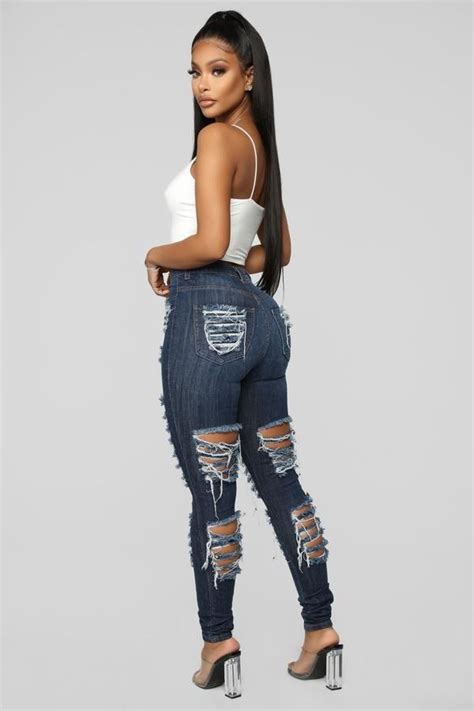 Ripped High Waisted Jeans High Waisted Distressed Jeans Womens Ripped
