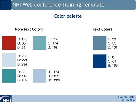 Ppt Nhi Web Conference Training Template Powerpoint Presentation Free Download Id