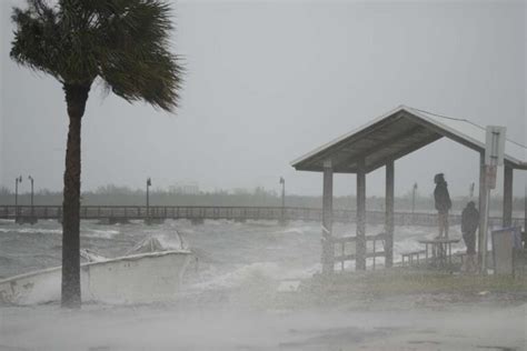 Nicole Downgraded To Tropical Storm Pelts Florida Georgia With