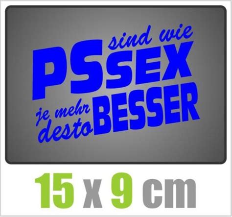 Ps Sind Wie Sex Aufkleber Jdm Style Sticker Oem Tuning Decal Stickerbomb Blau Ebay
