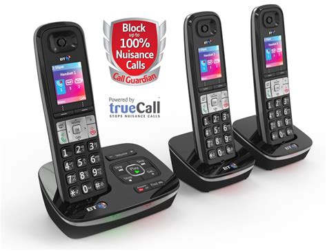 Bt 8500 Trio Digital Cordless Answer Phone With Advanced Call Blocker