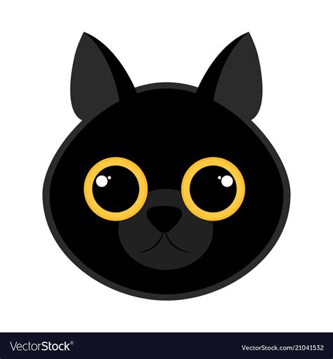 Isolated Cute Cat Avatar Royalty Free Vector Image