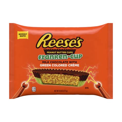 REESE'S FRANKEN-CUP Peanut Butter Cups, 9.6 oz | HERSHEY'S png image