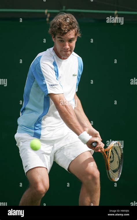 Richard Gasquet France Wimbledon London June Stock Photo Alamy