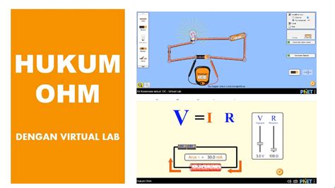 Hukum Ohm Virtual Lab Phet Simulation Ipa Kelas Youtube