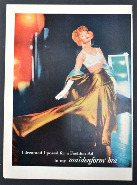 1957 maidenform bra vintage print ad i dreamed i posed for a fashion ad vintage advertising