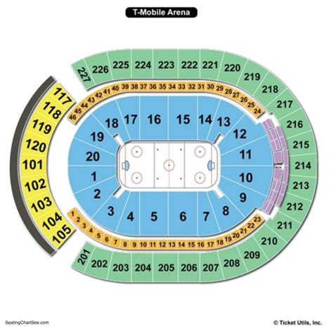 T Mobile Arena Seating Chart Seating Charts And Tickets