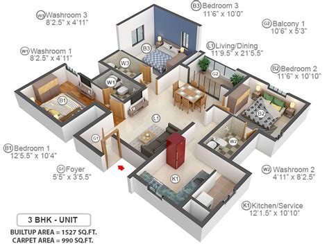 1400 Sq Ft 3 Bhk 3t Apartment For Sale In Dra Group Ascot Alandur Chennai