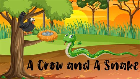 The Crow And The Snake Story For Kids In English Bedtime Stories