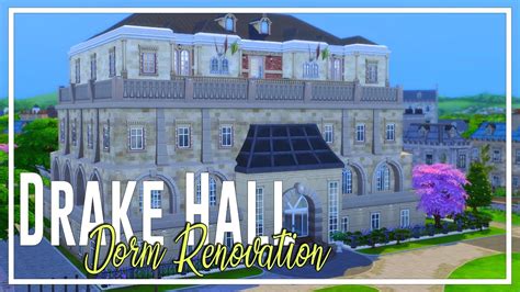 Drake Hall Dorm Renovation🎓📚 The Sims 4 Discover University Speed