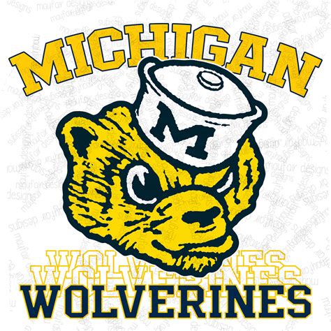 Michigan Football Wolverine Etsy