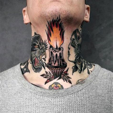 There is an excellence in the way the design that has been created, looks at the man and at the same time a look, which shows the soft part of a man. Most Awesome Neck Tattoos For Men 2020 | Men's Style