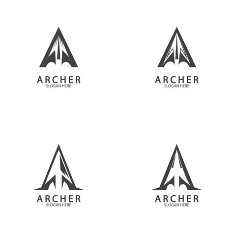 Archer Logo And Symbol Vector 2490926 Vector Art At Vecteezy