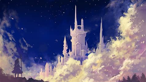 Fantasy Castle In The Clouds