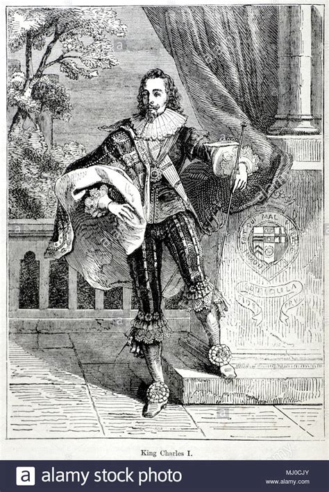 King Charles I Portrait 1600 1649 Who Ascended The Throne On 27th