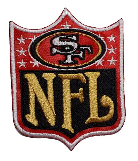 San Francisco 49ers Nfl Logo Super Bowl Nfl Football Embroidered Iron
