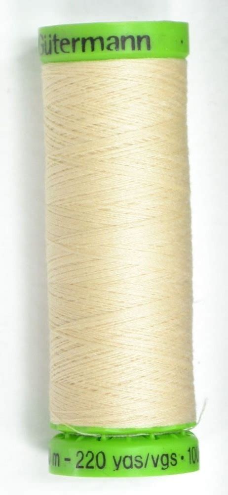 Gutermann Extra Fine Thread 169 Natural 200m Spool 100 Polyester