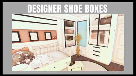 Designer Shoe Boxes Bloxburg Building Hack Roblox Youtube