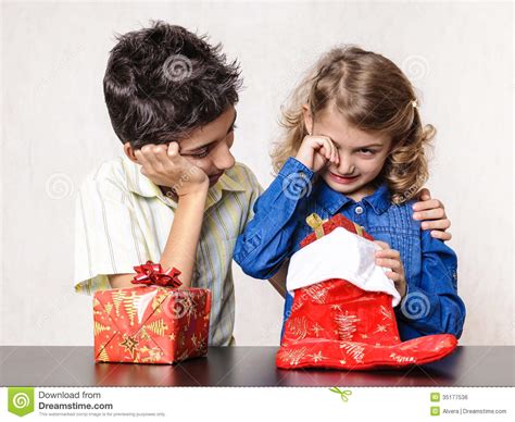 Christmas Emotion Stock Photo Image Of Holiday Children
