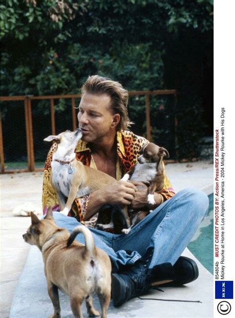 Mickey Rourke At His Home In La Another Thing I Love About Him His